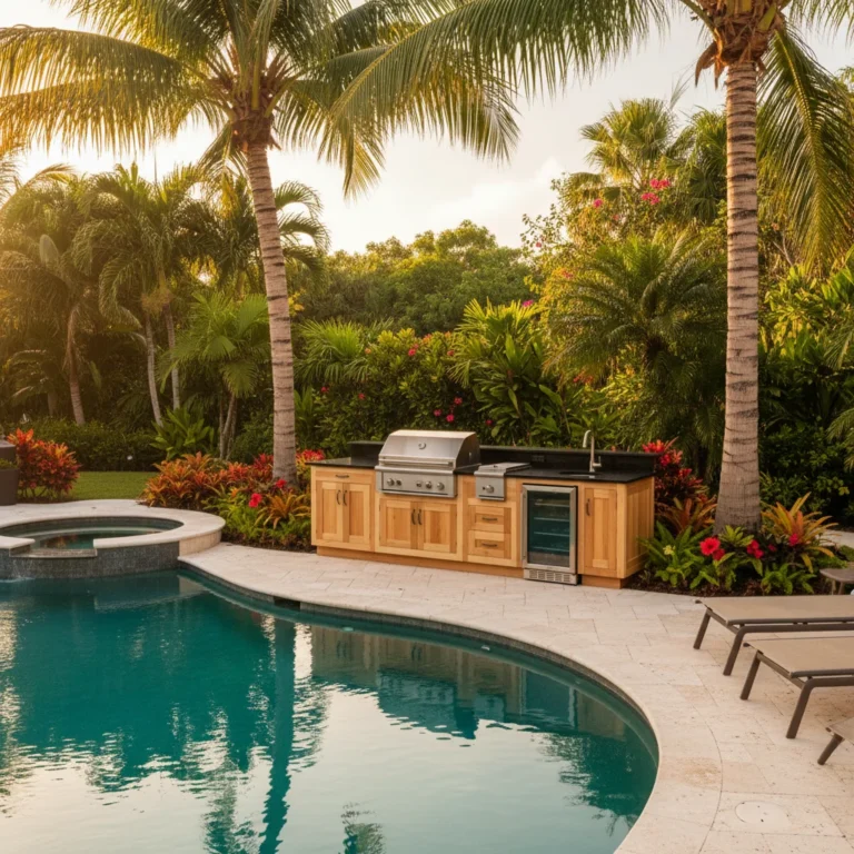 Best Outdoor Kitchen Countertop for Florida Humidity | Durable Outdoor Kitchen