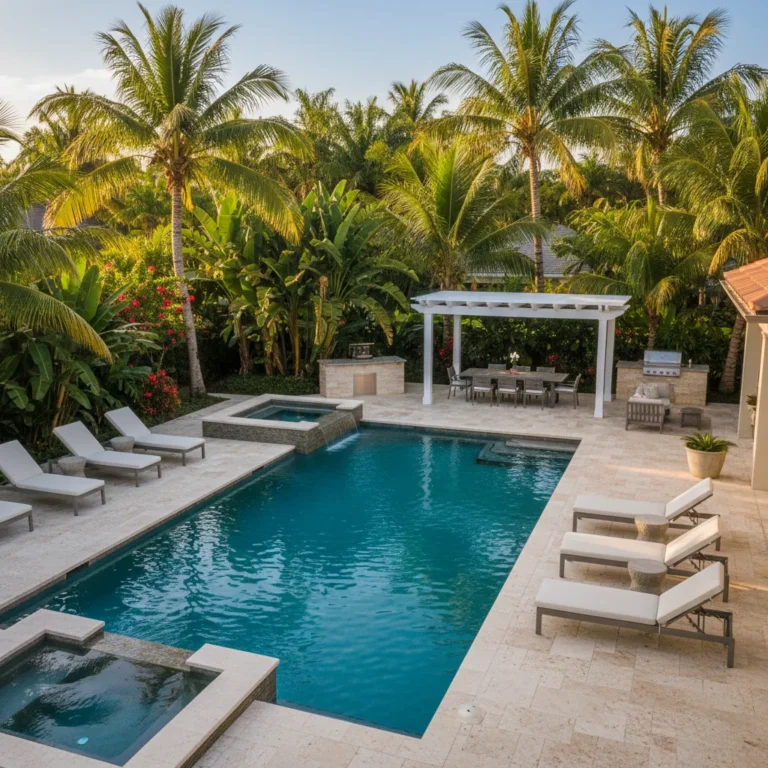 Do Saltwater Pools Damage Travertine Decks in Central Florida?