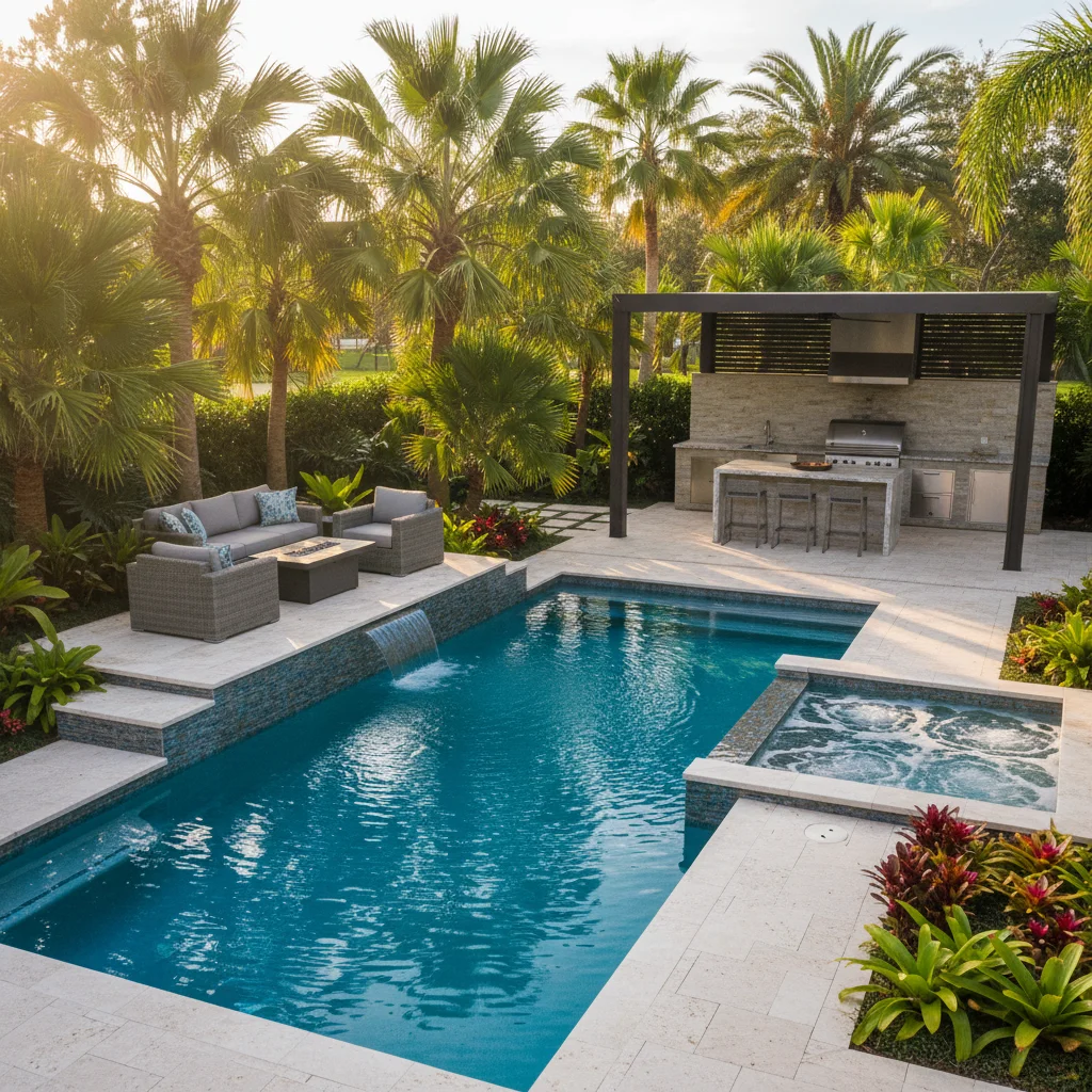 How much is a small inground pool in Central Florida | Aqua Custom Pools