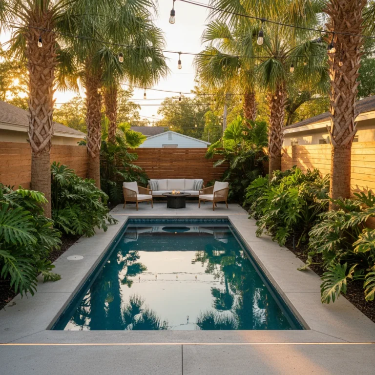 Modern Pool Design Ideas for Small Florida Yards