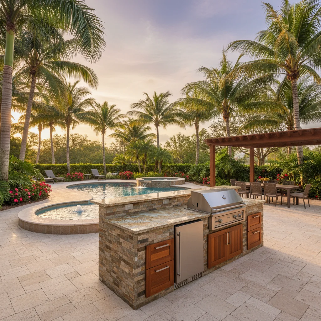 Outdoor Kitchen Materials That Withstand Florida Weather