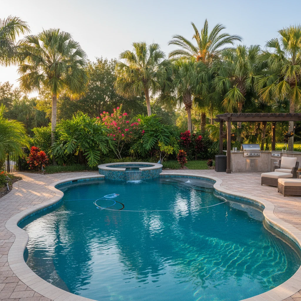 Pool Builder Tile Regrout Service Leesburg FL | Service After Build
