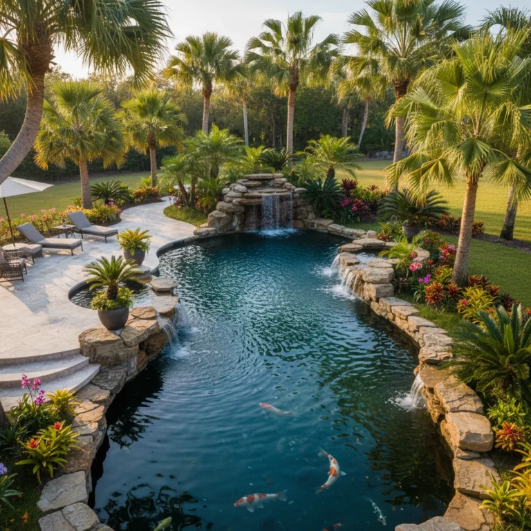 Pool & Koi Pond Combos Leesburg FL | Outdoor Living Oasis